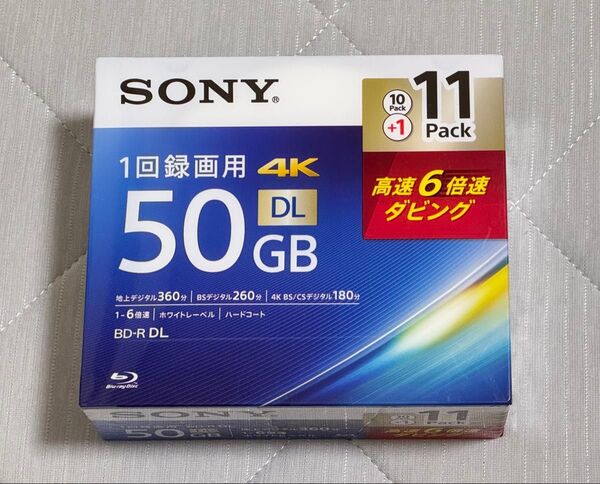 SONY 録画用BD-R DL 6倍速 11枚組 11BNR2VMPS6 ソニー ブルーレイディスク