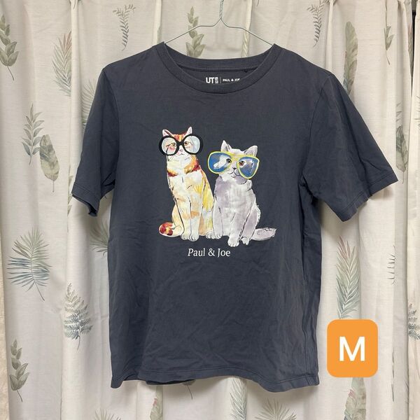 ユニクロ ポールアンドジョー コラボTシャツ ネコ Mサイズ