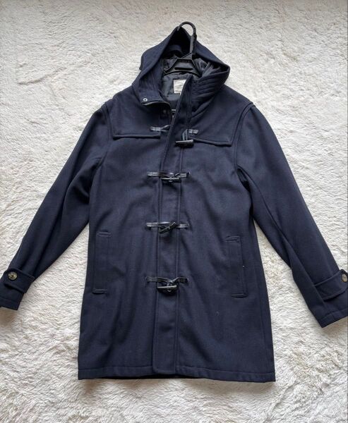 ダッフルコート ネイビー Lサイズ スクール 美品