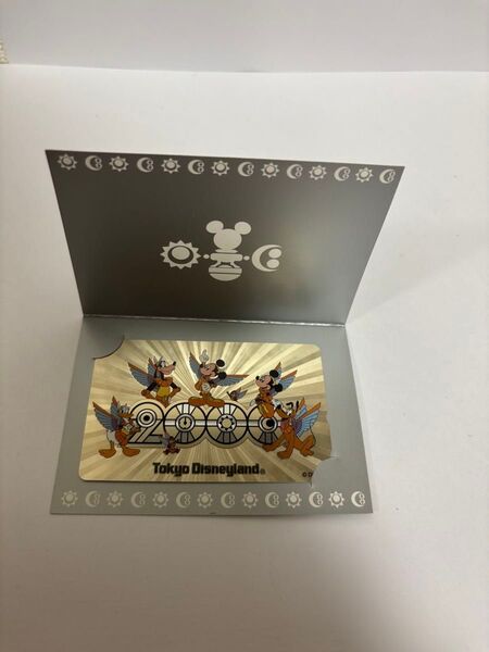 ★東京ディズニーランド★ ミレニアム 2000年記念カード テレホンカード