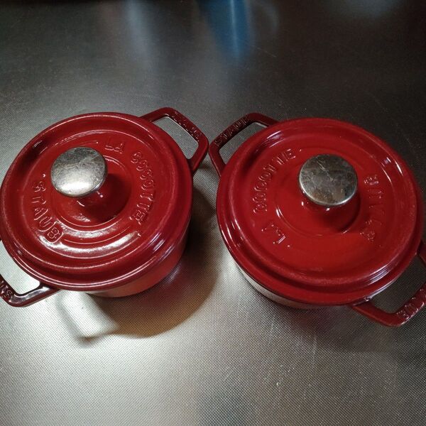 ストウブ14cmココットチェリー2個セット STAUB