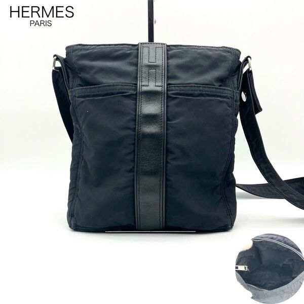 HERMESショルダーバッグ アカプルコ バンドリエール ナイロン