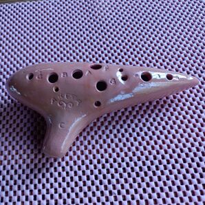 アケタ オカリーナ T-5C コルネッタ AC オレンジ 美品