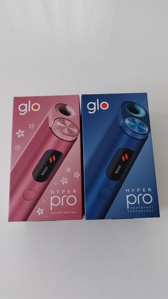 【新品未開封】glo hyper pro 2個セット ピンク&ブルー