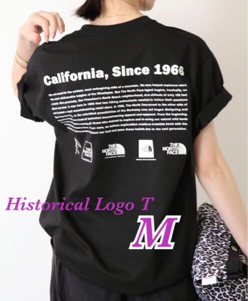 【 M 】ブラック★ ヒストリカル ロゴTシャツ★ノースフェイスNT32407