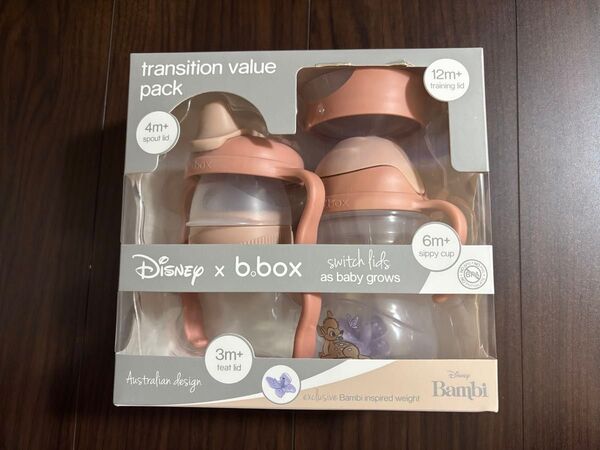 Disney バンビ transition value pack 新品 b-box ビーボックス ステップアップマグパック