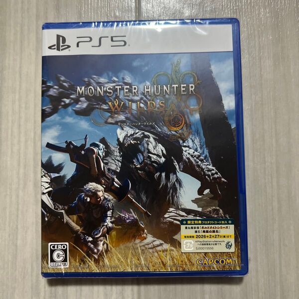 【新品未開封】ps5 モンスターハンターワイルズ(特典付き)