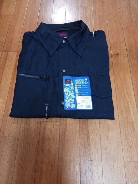 新品未使用 LL(XL)作業着 長袖作業シャツ 作業服 吸汗速乾冷感(夏にピッタリ!)