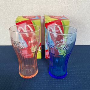 マクドナルド コカコーラグラス2個セット 未使用