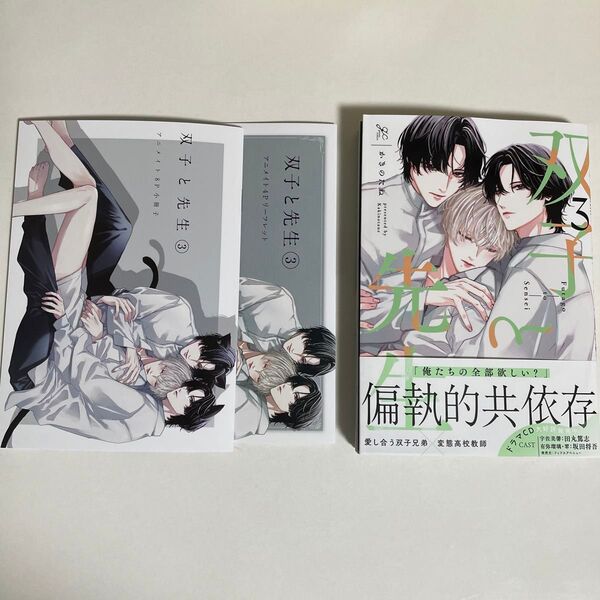 かきのたね 双子と先生 3 アニメイト限定セット有償特典8P小冊子、4Pリーフレット