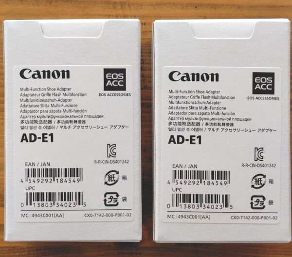 Canon AD-E1 マルチ アクセサリーシュー アダプター 2台