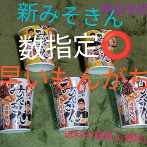 【数指定〇】新 みそきん 日清食品 みそきん濃厚味噌ラーメン カップラーメン メシ HIKAKIN
