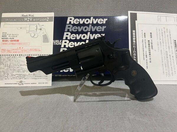 タナカ モデルガン S&W M29 カウンターボアード 実物パックマイヤーグリップ 未発火品