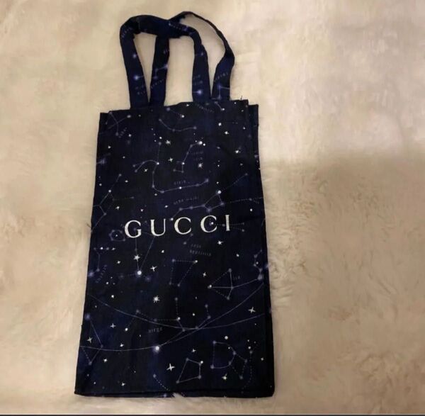 GUCCI 星座 エコバッグ トートバッグ ネイビー クリスマス 限定