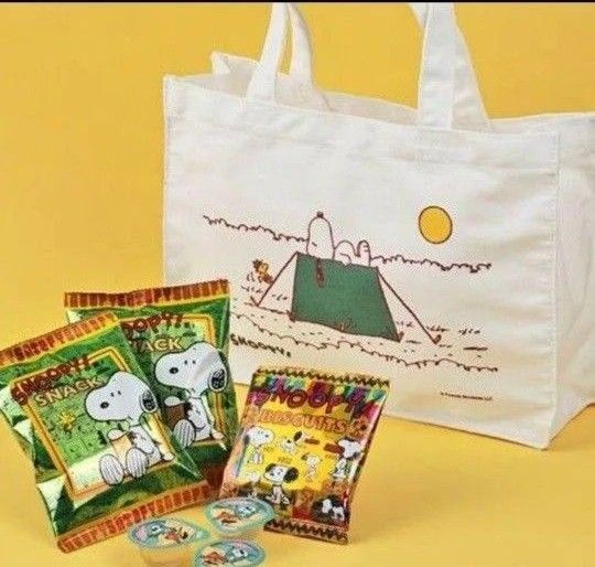 カルディ 新発売 2025 スヌーピー トートバッグ トートバッグ