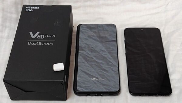 Docomo V60 ThinQ Dual Screen ブラック L-51A Black