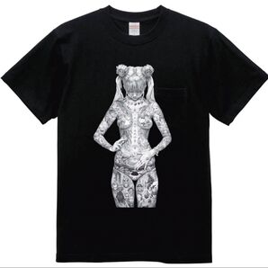 新品未使用 大友昇平 平成聖母Tシャツ 刺青 タトゥー/黒