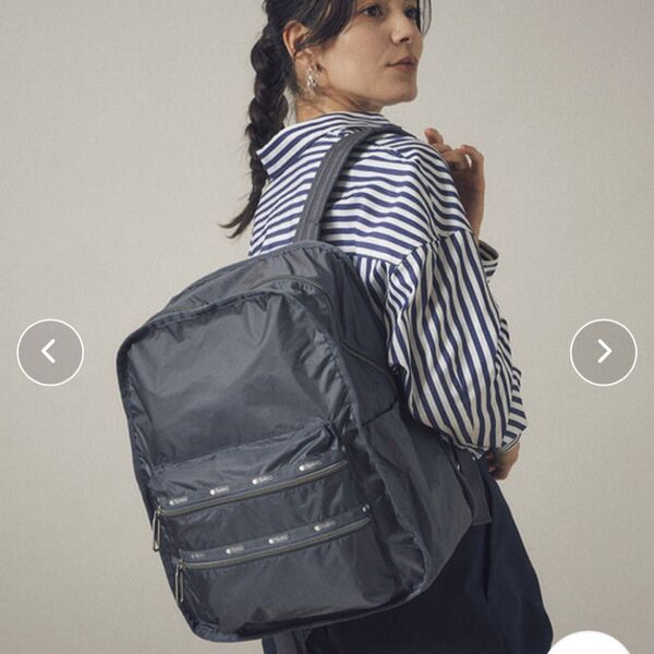 ★LeSportsac★ FUNCTIONAL BACKPACK シャドウグレーC リュック バックパック
