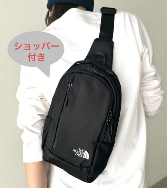 【新品未使用】韓国ノースフェイスホワイトレーベルボディバッグSPORTS ONEWAYメッセンジャーバッグショルダーバッグ黒