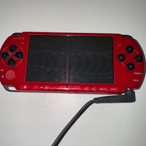 SONY PSP 3000 レッド 本体 メモリ2GB付き