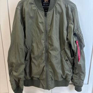 ALPHA INDUSTRIES MA-1 ジャケット カーキ Lサイズ