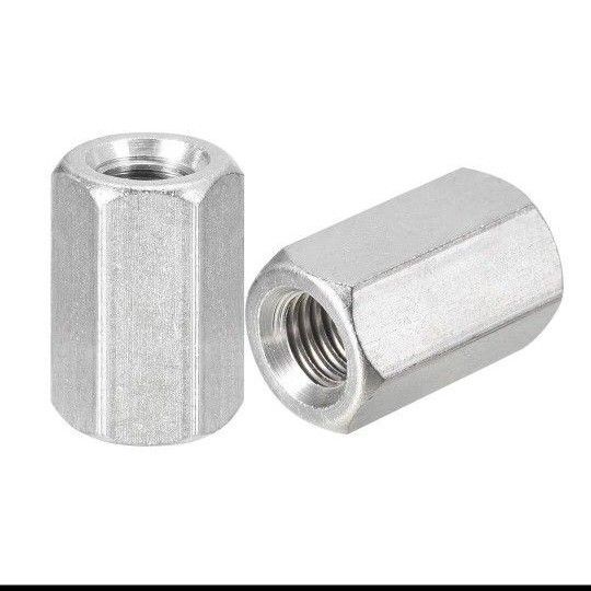 2個セット ステンレス カップリングナット 高ナット 長ナット M12 x 1.75-ピッチ 長さ 30mm