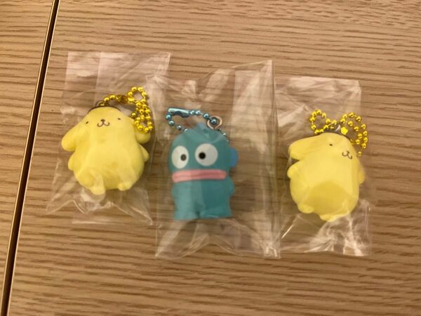 サンリオ ポムポムプリン ハンギョドン キーホルダー 3個セット 食玩 おまけ