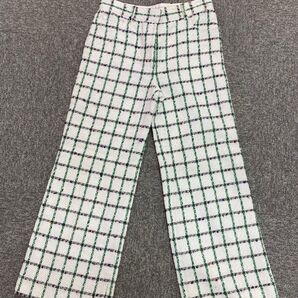 トリーバーチ チェック パンツ チェック柄 スラックス