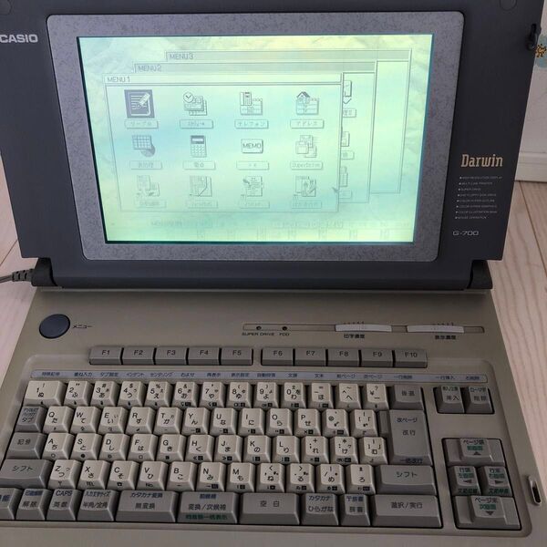 CASIO Darwin G-700 ワープロ(ジャンク品)