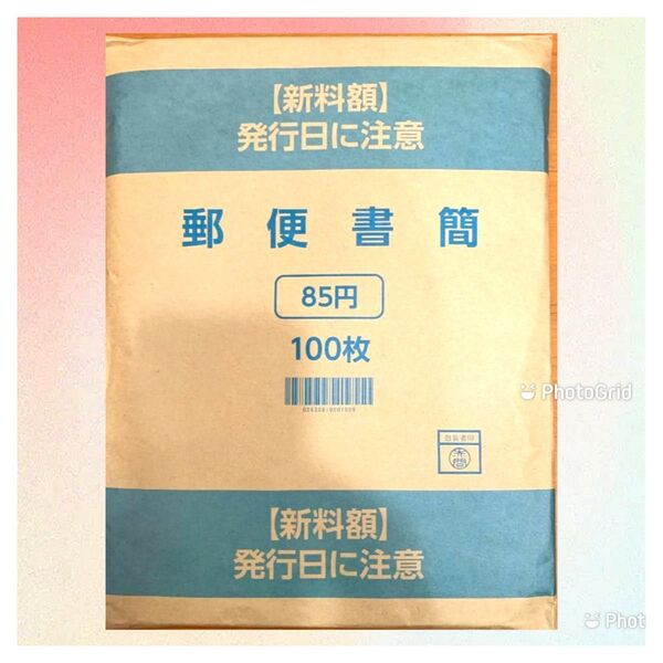 ミニレター 郵便書簡 100枚 新品 未開封