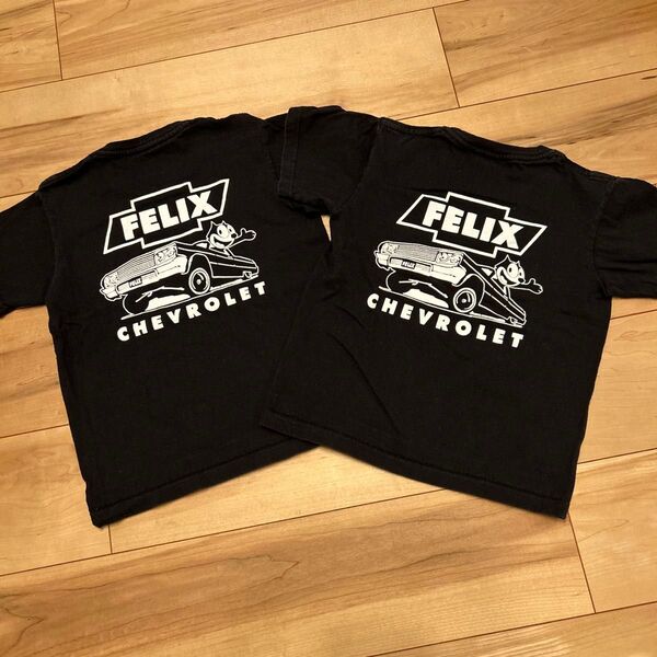 Felix Chevrolet キッズ Tシャツ 110 ブラック