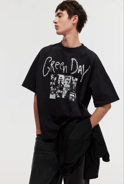 新品 未開封 H&M greenday Tシャツ L