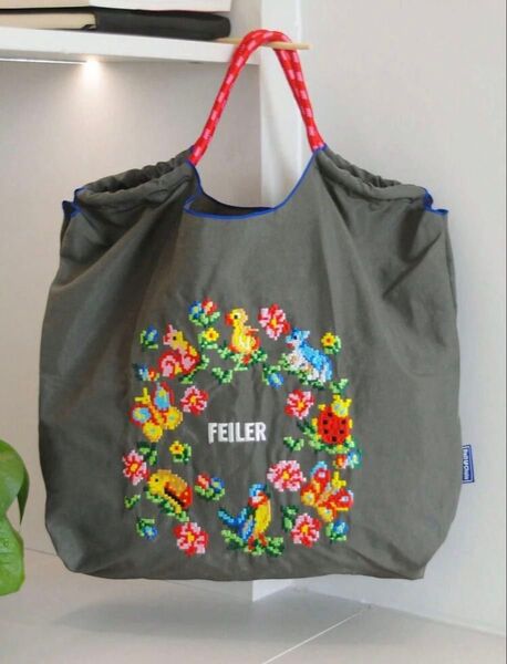 新品 Ball&chain feiler エコバッグ M グレー 《本日限定値下げ》