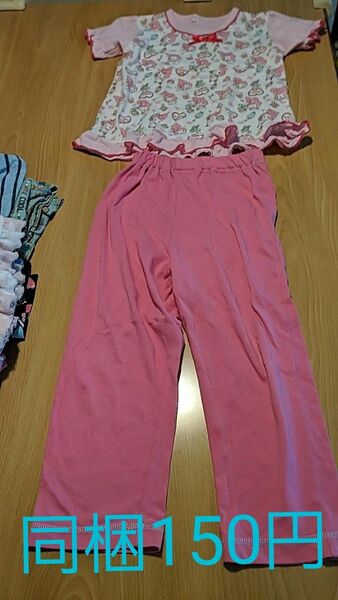 同梱150円!夏物 パジャマ 女の子 110センチ マイメロ 上下セット
