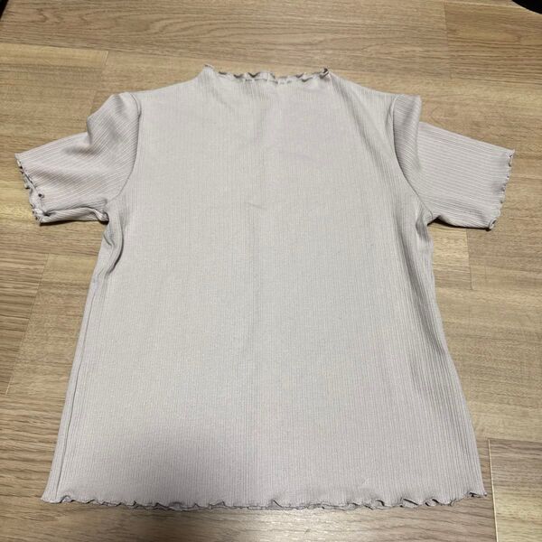 GU トップス Tシャツ カットソー グレー 半袖