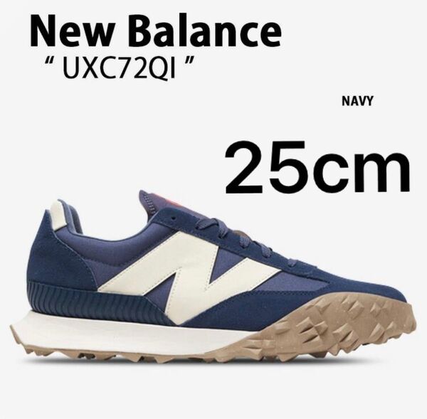 New Balance ニューバランス スニーカー メンズ レディース 25cm XC72 ネイビー 新品未使用 UXC72QI