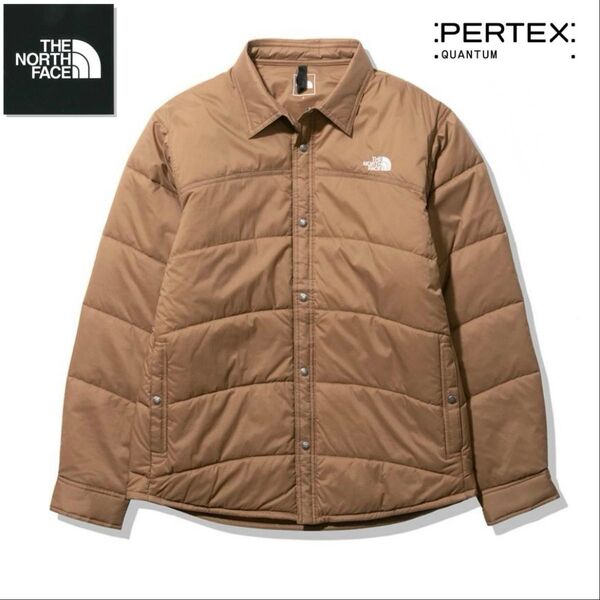 ノースフェイス 定価¥23,100 中綿ダウンジャケット メドウウォームシャツ NY32231 ブラウン系 XL 即納