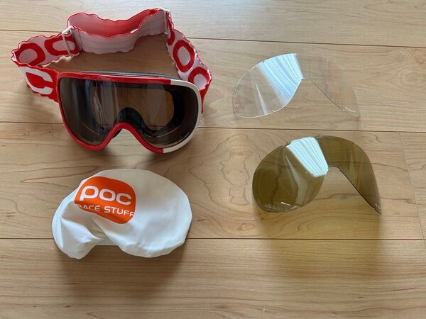 POC ポック Retina Big スキー スノーボード ゴーグル 交換レンズ2枚付き