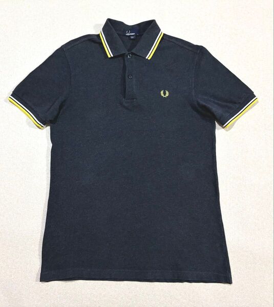 Sサイズ FRED PERRY フレッドペリー ポロシャツ グレー 半袖