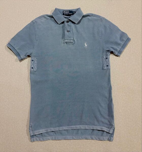 165サイズ POLO by RALPH LAUREN 半袖ポロシャツ 水色