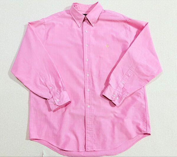 美品 Lサイズ BROOKSBROTHERS 長袖シャツ ピンク ボタンダウン