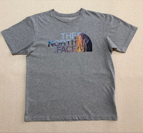 難あり Lサイズ THE NORTH FACE Tシャツ グレーノースフェイス 半袖