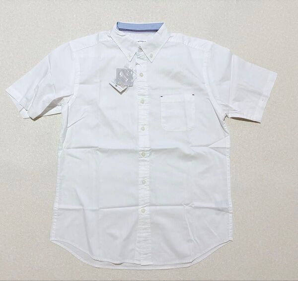 新品 Mサイズ THE SHOP TK TAKEO KIKUCHI 半袖シャツ 白