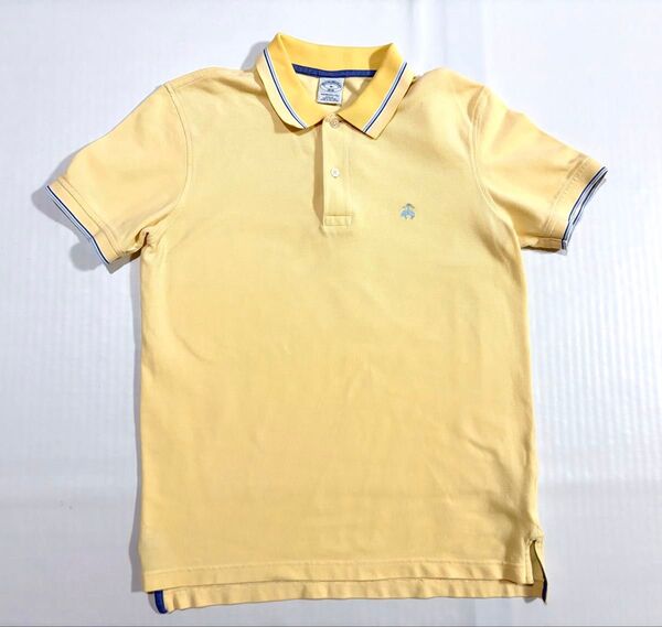 美品 Mサイズ BROOKSBROTHERS 半袖ポロシャツ 黄色