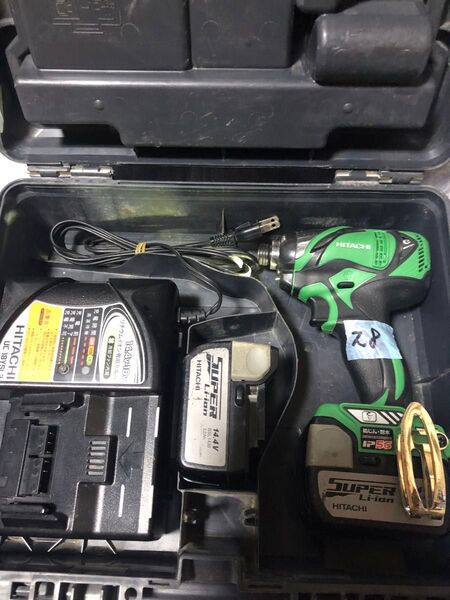 ハイコーキ(旧日立)14vインパクトドライバWH14DBAL2中古美品