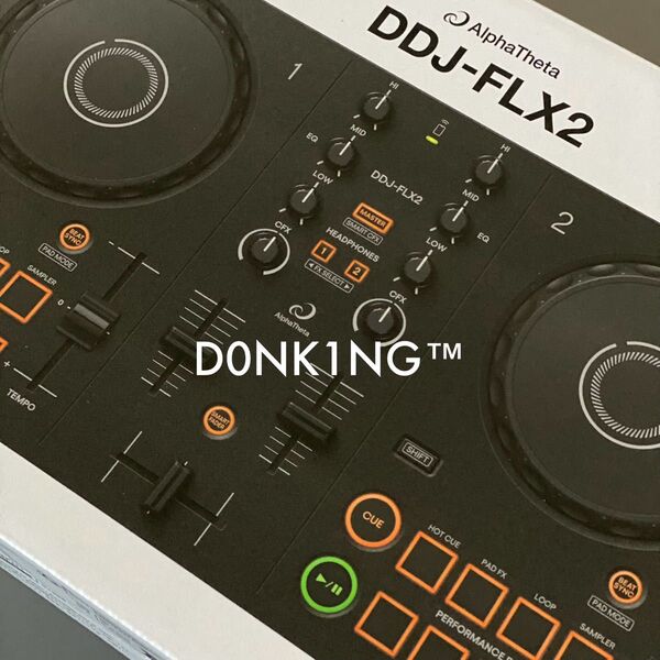 パイオニア DDJ-200 後継機 AlphaTheta アルファシータ DDJ-FLX2 コンパクト 2ch DJコントローラー