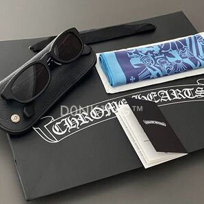 国内正規 購入証明書付 新品 クロムハーツ CHROME HEARTS サングラス ローライダー LOWRIDER マットブラック