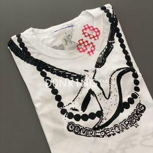 コムデギャルソンシャツ COMME des GARCONS エイサップナスト ASAP NAST チェーン 転写 Tシャツ XL