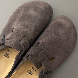 希少 アーバンリサーチ 別注 BIRKENSTOCK ビルケンシュトック BOSTON ボストン ベルベットグレー ナロー 43