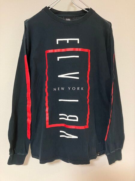 ELVIRA エルビア ロンT 長袖Tシャツ ビッグロゴ
